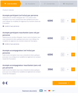 Inscription RTM 2025 étape 1